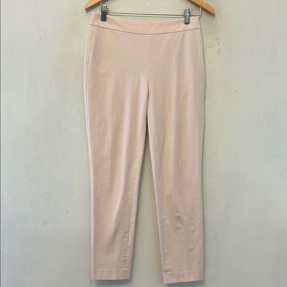 Talbots Pale pink Ankle Side zipped Pants Size 4 EUC - Picture 1 of 7